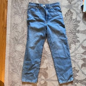 NWT: Madewell Perfect Vintage Straight Jean, Hoye Wash